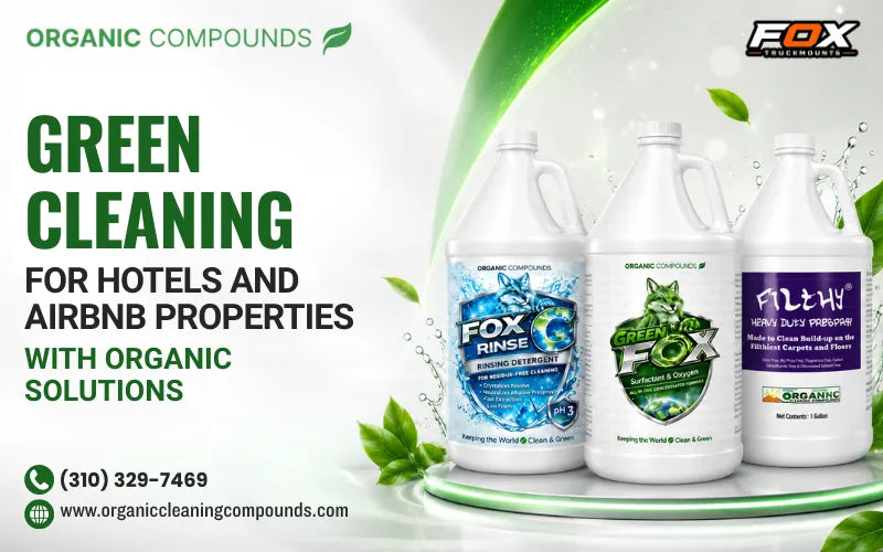 Green Cleaning for Hotels and Airbnb Properties With Organic Solutions