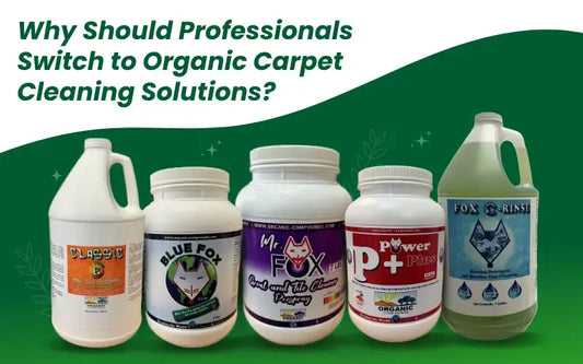 Why Should Professionals Switch to Organic Carpet Cleaning Solutions? 