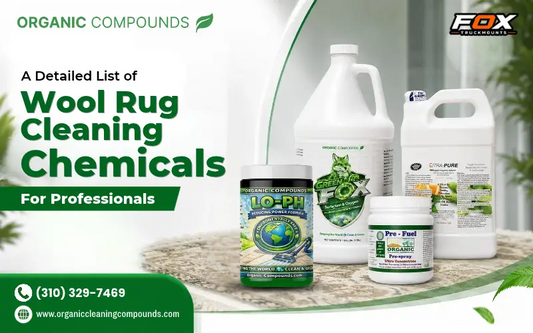 A Detailed List of Wool Rug Cleaning Chemicals For Professionals