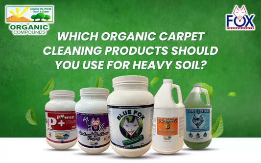 Which Organic Compounds Product Should You Use for Heavy Carpet Soil?