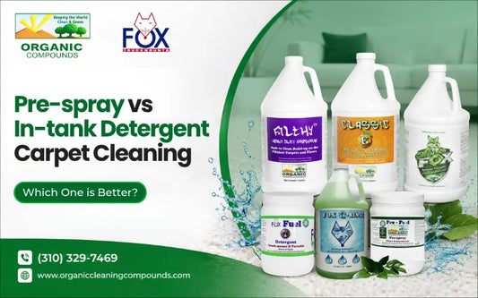 Pre-spray vs In-tank Detergent Carpet Cleaning: Which One is Better?