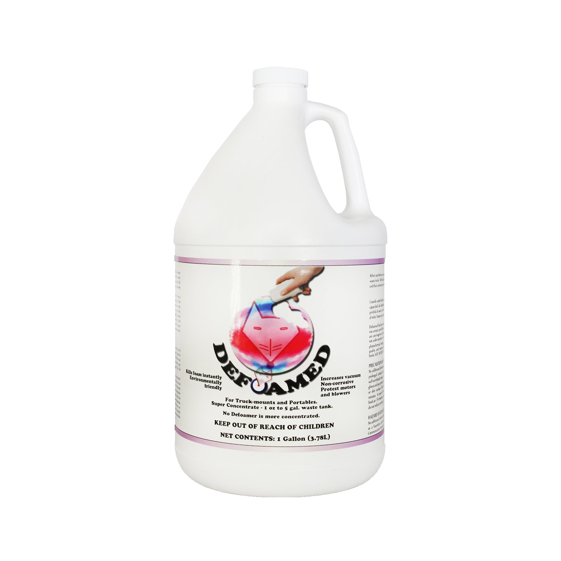 CARPET CLEANER/ FOAM BREAK Defoamer, Gallon