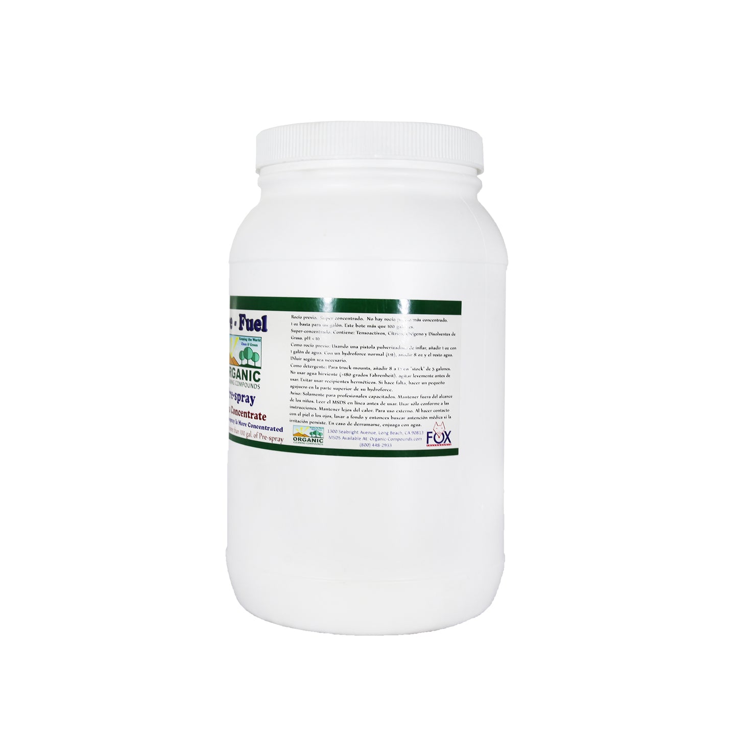 Fox Pre-Fuel Powdered Pre-Spray Concentrate